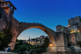 The iconic Mostar Old Bridge, Bosnia and Herzegovina.