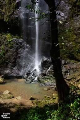 Waterfall inside primary rainforest in Danum Valley, Borneo