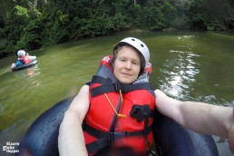 Tubing in Danum River: both relaxing and thrilling experience in Malaysian Borneo