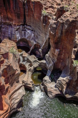 The Bourke's Luck Potholes in South Africa.