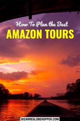 Plan the best Amazon tours in Colombian Amazonas: Stay in Leticia and Puerto Narino and book independent boat tours to the Amazon! #Amazon #rainforest #Colombia #SouthAmerica