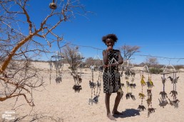 Roadside craft stall in Spitzkoppe